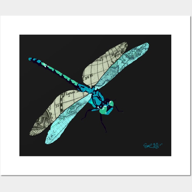 Dragonfly Wall Art by szartwork